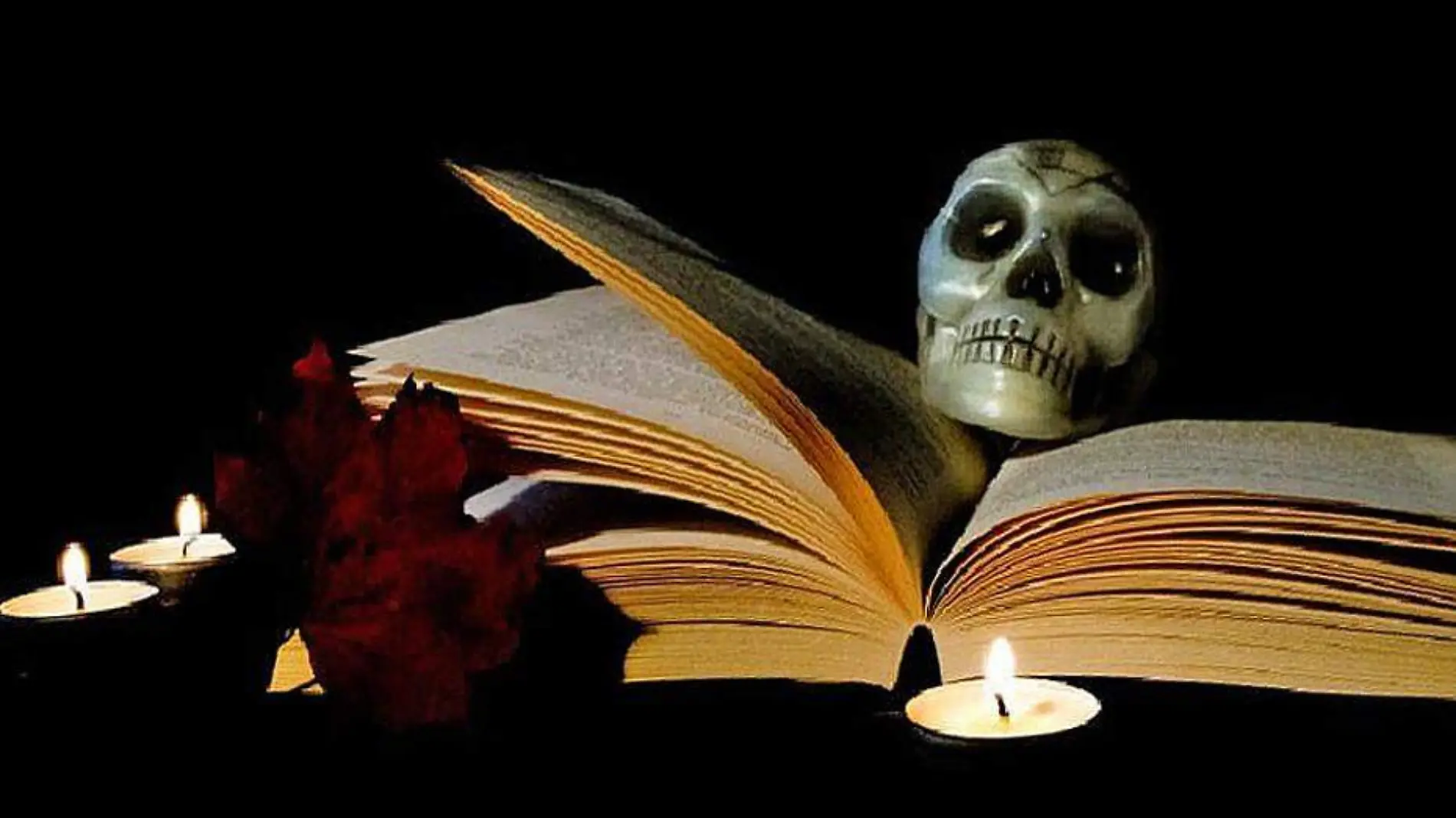 libro con calavera